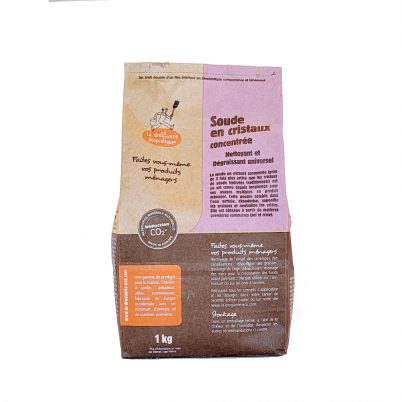 Soude en cristaux concentrée - 1kg Sac kraft