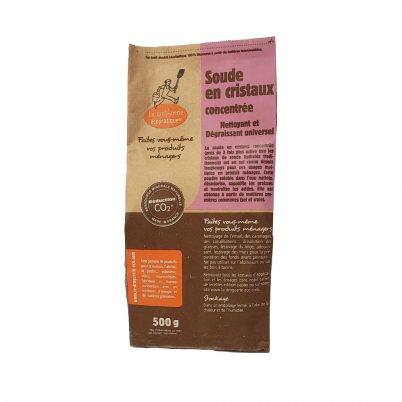 Soude en cristaux concentr?e - 500g Sac kraft