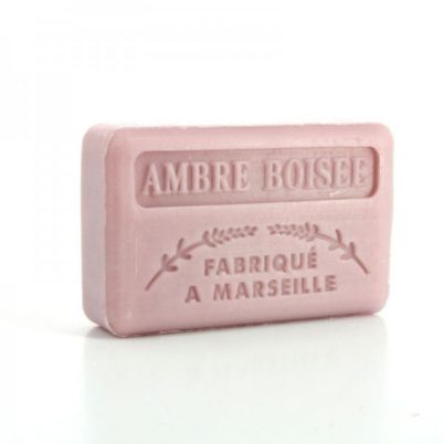Savonnette Marseillaise au Beurre de karité Bio 125g - Ambre boisée