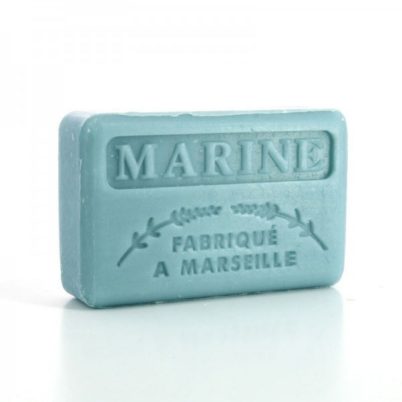 Savonnette Marseillaise au Beurre de karit? Bio 125g - Marine