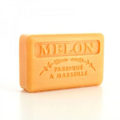 Savonnette Marseillaise au Beurre de karit? Bio 125g - Melon
