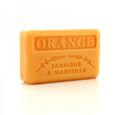 Savonnette Marseillaise au Beurre de karit? Bio 125g - Orange