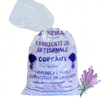 Copeaux de savon de Marseille  750g - Lavande