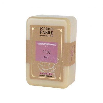 Barre de Savon de Marseille au beurre de karit? 250g - Rose