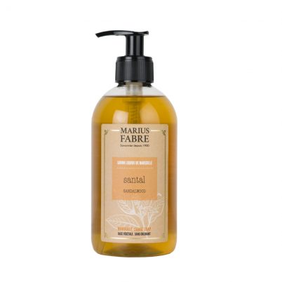 Savon liquide de Marseille Pompe 400ml - Santal