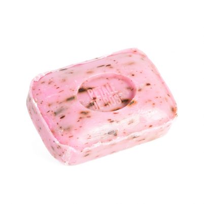 Barre de savon de Marseille 100g - P?tales de rose broy?es