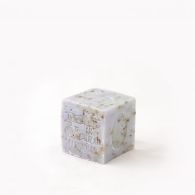 Cube de savon de Marseille 150g - Fleurs de lavande broy?es