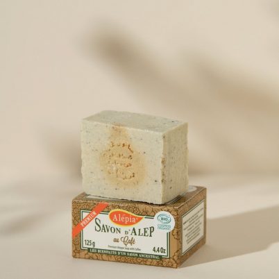 Savon d'Alep Premium Bio au Caf? - 125g