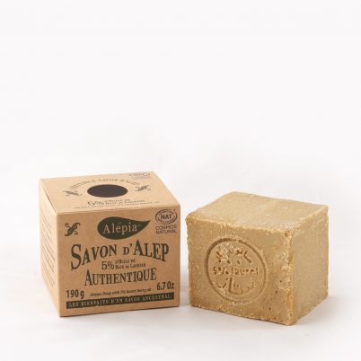 Savon d'Alep Authentique (France) 190g - 5% Laurier