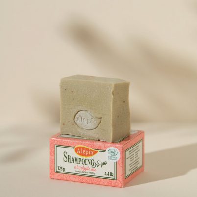 No-poo shampoo bar with pink clay 125g