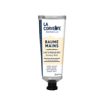 Baume mains au lait d’ânesse bio 30ml