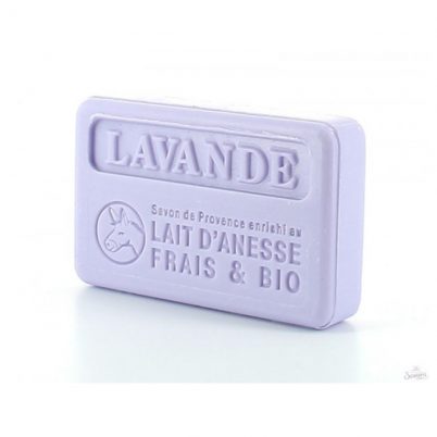 Savonnette Marseillaise au Lait d'?nesse Bio 100g - Lavande
