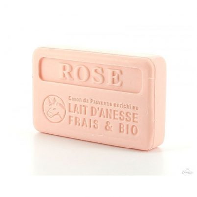 Savonnette Marseillaise au Lait d'?nesse Bio 100g - Rose