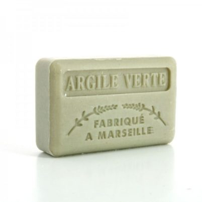 Savonnette Marseillaise au Beurre de karit? Bio 125g - Argile verte
