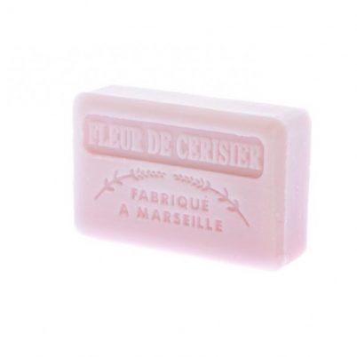 Savonnette Marseillaise au Beurre de karité Bio 125g - Fleur de cerisier
