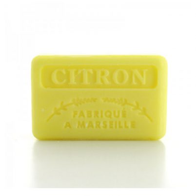 Savonnette Marseillaise au Beurre de karit? Bio 125g - Citron