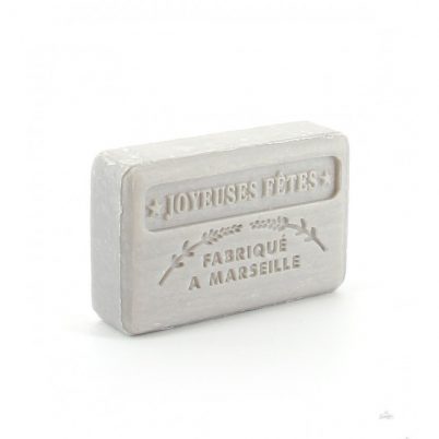 Savonnette Marseillaise au Beurre de karit? Bio 125g - Joyeuses F?tes - Argent
