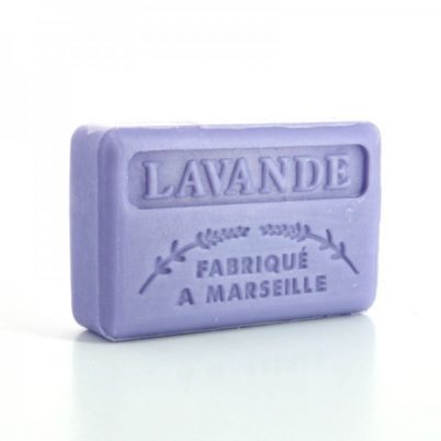 Savonnette Marseillaise au Beurre de karit? Bio 125g - Lavande