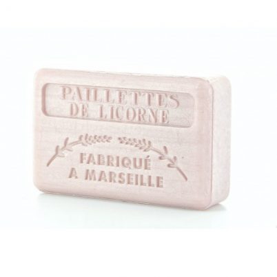 Savonnette Marseillaise au Beurre de karit? Bio 125g - Paillette de Licorne