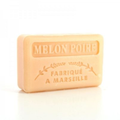 Savonnette Marseillaise au Beurre de karit? Bio 125g - Melon Poire