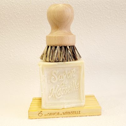 Ensemble Zéro déchet pour la vaisselle Brosse a pan - Savon Coco
