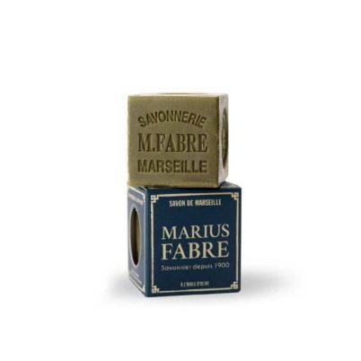 Cube de savon de Marseille ? l'huile d'olive - 200g dans une boite