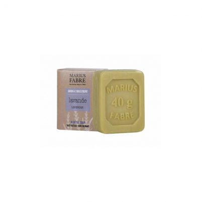 Mini Savon de Marseille ? l'huile d'olive 40g - Lavande