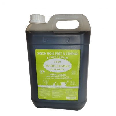 Savon Noir liquide "Prêt-à-l'emploi" pour le jardin - Recharge 5L