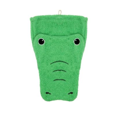 FURNIS Gant de toilette en coton BIO - Crocodile