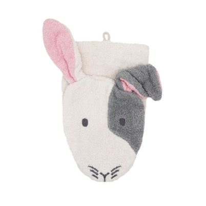 FURNIS Gant de toilette en coton BIO - Lapin