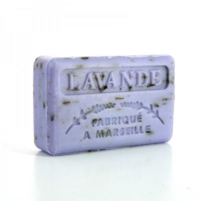 Marseillaise Soap with Organic Shea Butter 125g - Lavender Flowers
