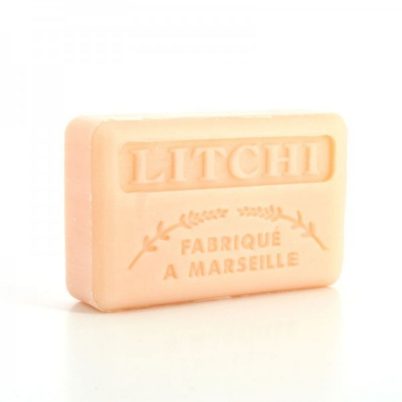 Savonnette Marseillaise au Beurre de karit? Bio 125g - Litchi