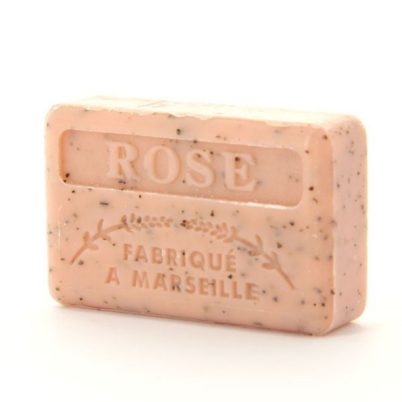 Savonnette Marseillaise au Beurre de karit? Bio 125g - Rose p?tales