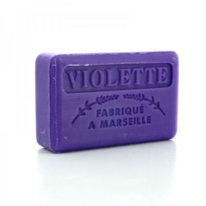 Savonnette Marseillaise au Beurre de karit? Bio 125g - Violette