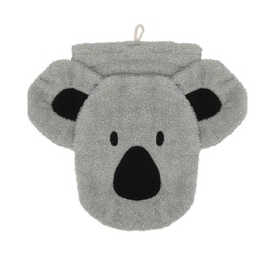 FURNIS Gant de toilette en coton BIO - Koala