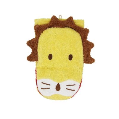 FURNIS Gant de toilette en coton BIO - Lion