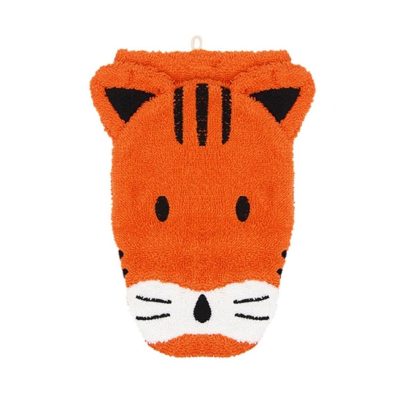 FURNIS Gant de toilette en coton BIO - Tigre