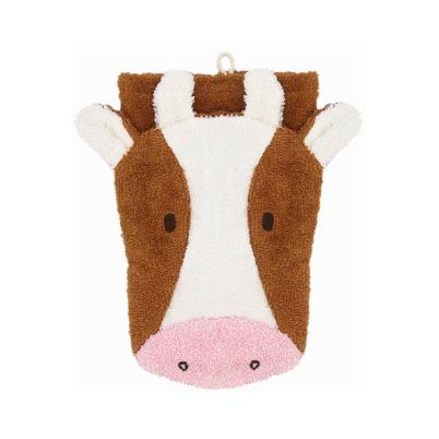 FURNIS Gant de toilette en coton BIO - Vache