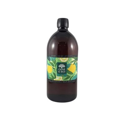 Savon Liquide recharge Olive Extra Vierge Coco Vierge BIO 1L - Thé vert & Yuzu
