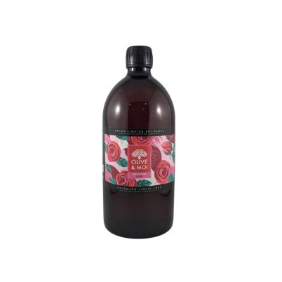 Savon Liquide recharge 100% Olive Extra Vierge BIO 1L - ?vocation Rose