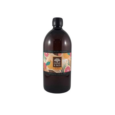 Savon Liquide recharge 100% Olive Extra Vierge BIO 1L - ?vocation V?tiver