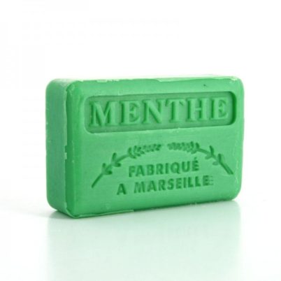 Savonnette Marseillaise au beurre de karité 125g - Menthe