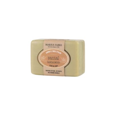 Barre de Savon de Marseille à l'huile d'olive 100g - Santal