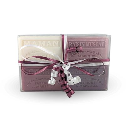 Coffret de 4 savonnettes pour maman - Gourmand