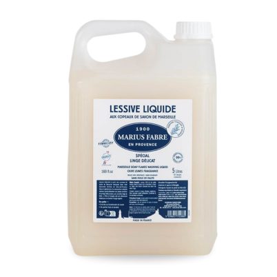Lessive liquide aux copeaux de Marseille 5L - Parfumée aux feuilles d'olivier
